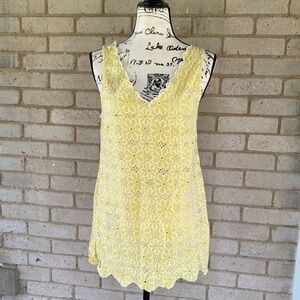 Mud Pie Sunny Floral Lace Mini Dress